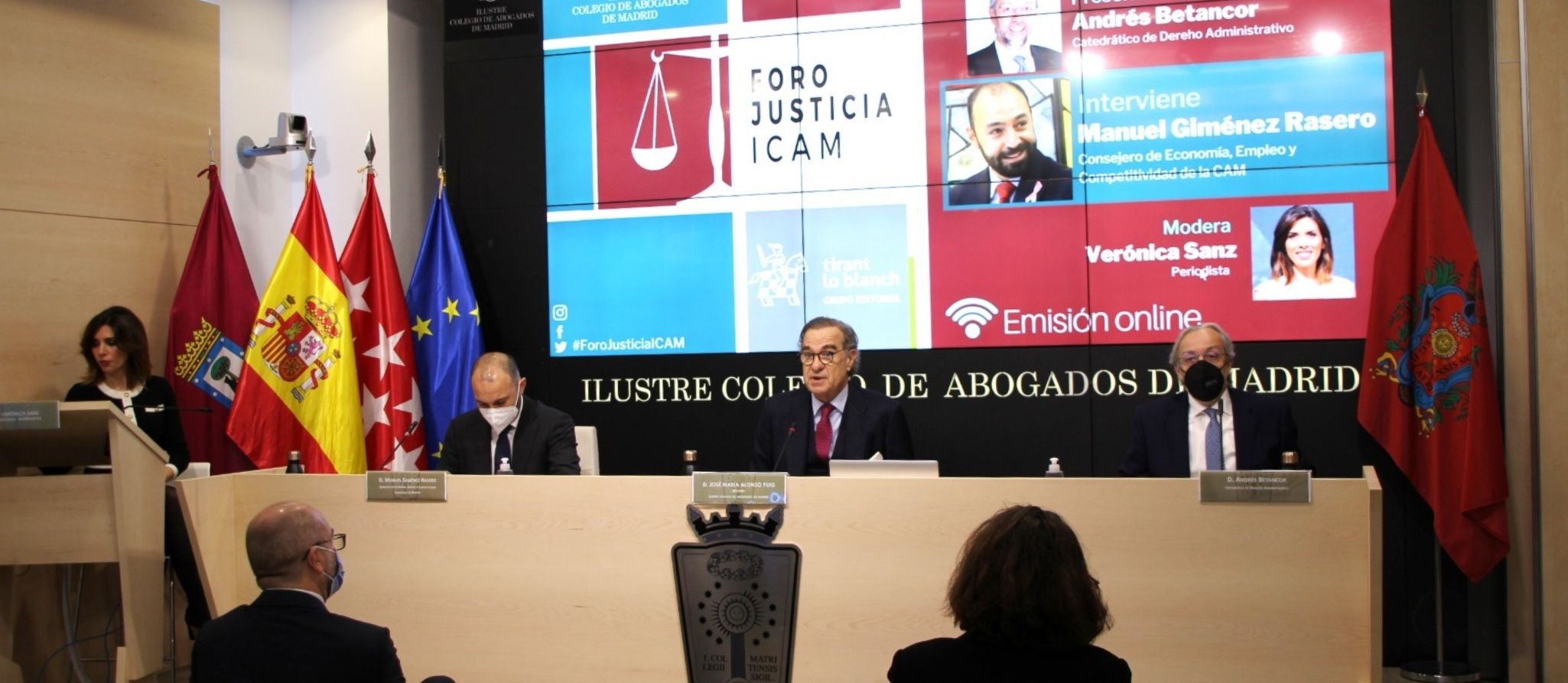 El decano del ICAM reivindica que una parte de los fondos europeos para la recuperación vaya destinada a mejorar la Administración de Justicia