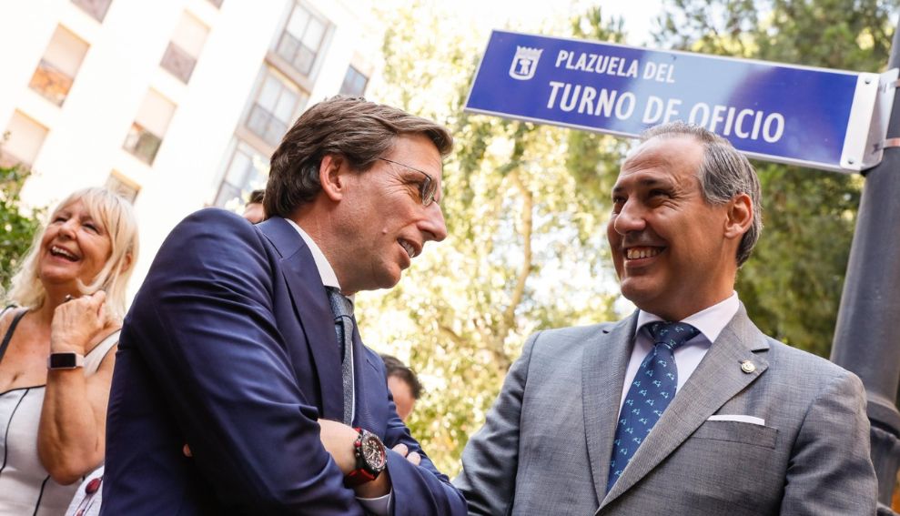 El ICAM y el Alcalde de Madrid inauguran la nueva Plazuela del Turno de Oficio