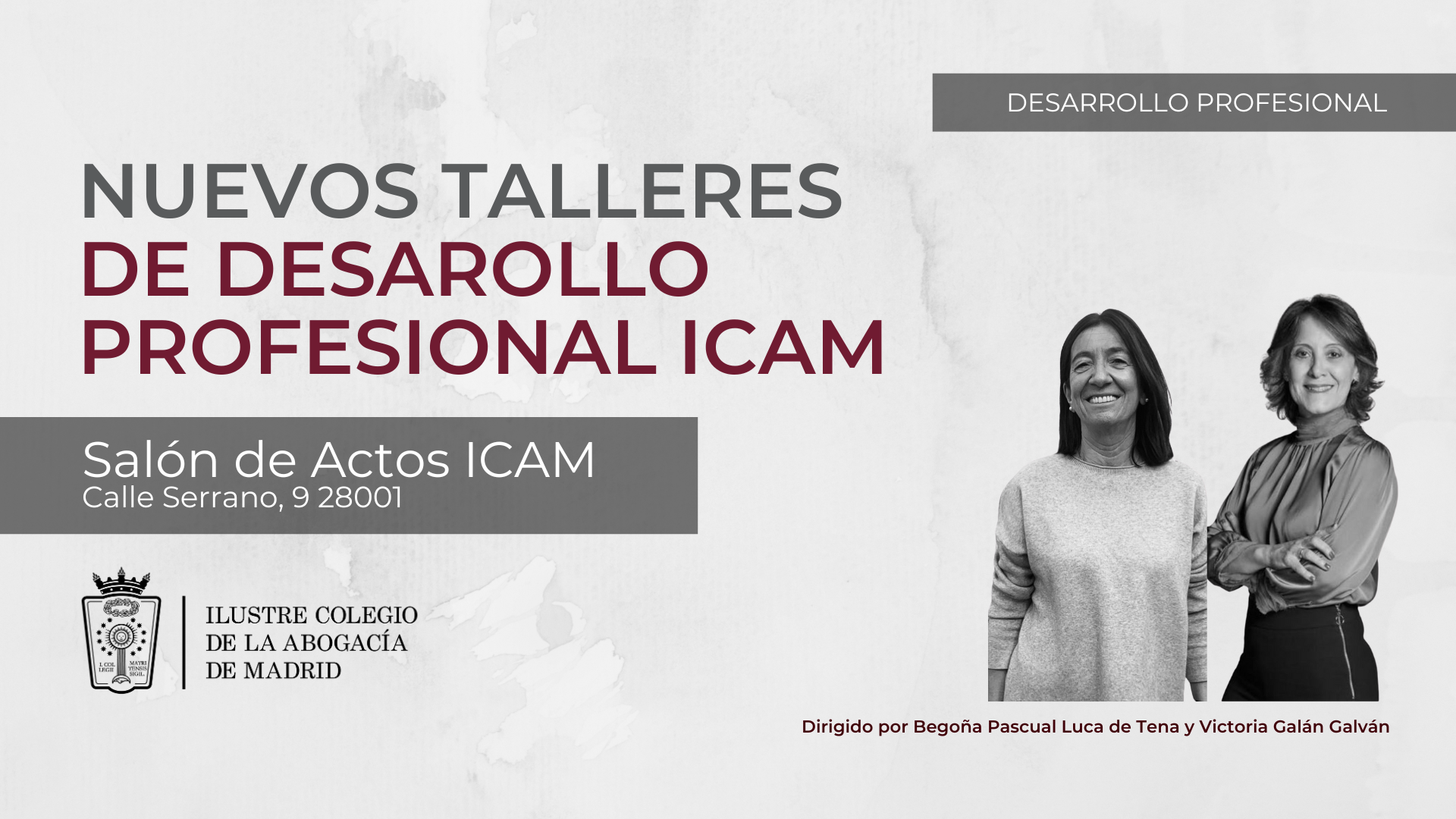 El Área de Desarrollo Profesional y Empleo del ICAM iniciará el día 18 de septiembre un nuevo ciclo de talleres para mejorar la empleabilidad