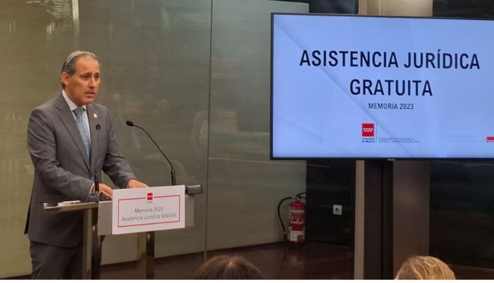 El ICAM, presente en el acto de presentación de la Memoria Anual del Servicio Público de Asistencia Jurídica Gratuita de la Comunidad de Madrid