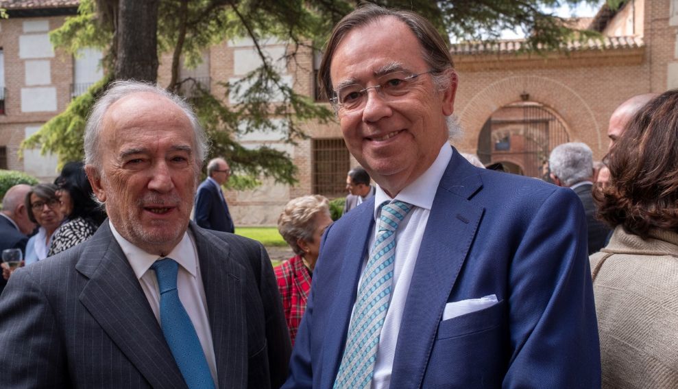 José Ignacio Monedero asiste al acto de investidura de Santiago Muñoz Machado, Director de la RAE, como Doctor Honoris Causa de la Universidad de Alcalá