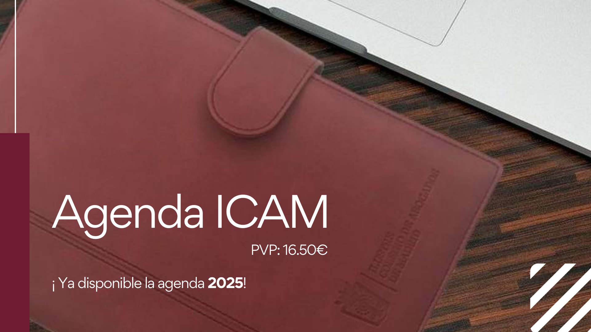 El ICAM pone a la venta su agenda para el año 2025