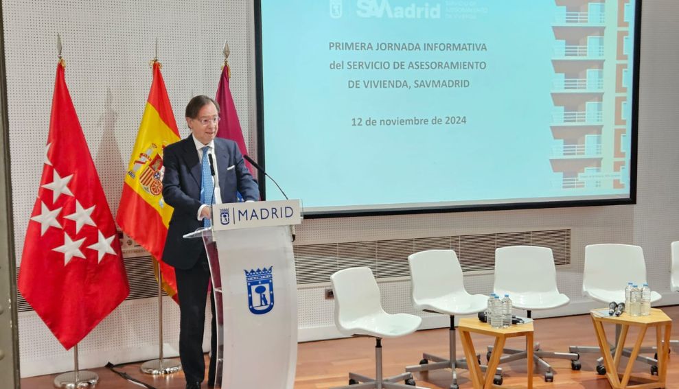 José Ignacio Monedero interviene en la inauguración de la primera jornada informativa del SAV Madrid organizada por el Ayuntamiento