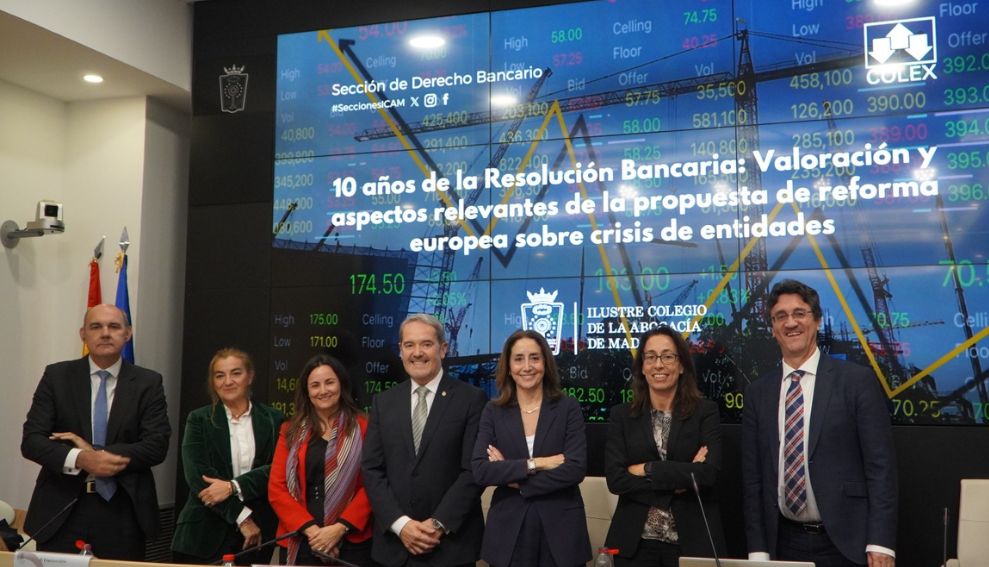 La Sección de Derecho Bancario del ICAM celebra una jornada conmemorativa sobre el décimo aniversario de la Resolución Bancaria