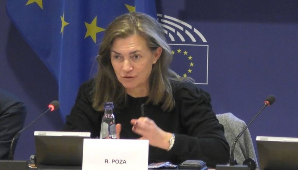 La Diputada Roberta Poza comparece en el Parlamento Europeo como experta en el debate sobre el marco fiscal del sector financiero de la UE