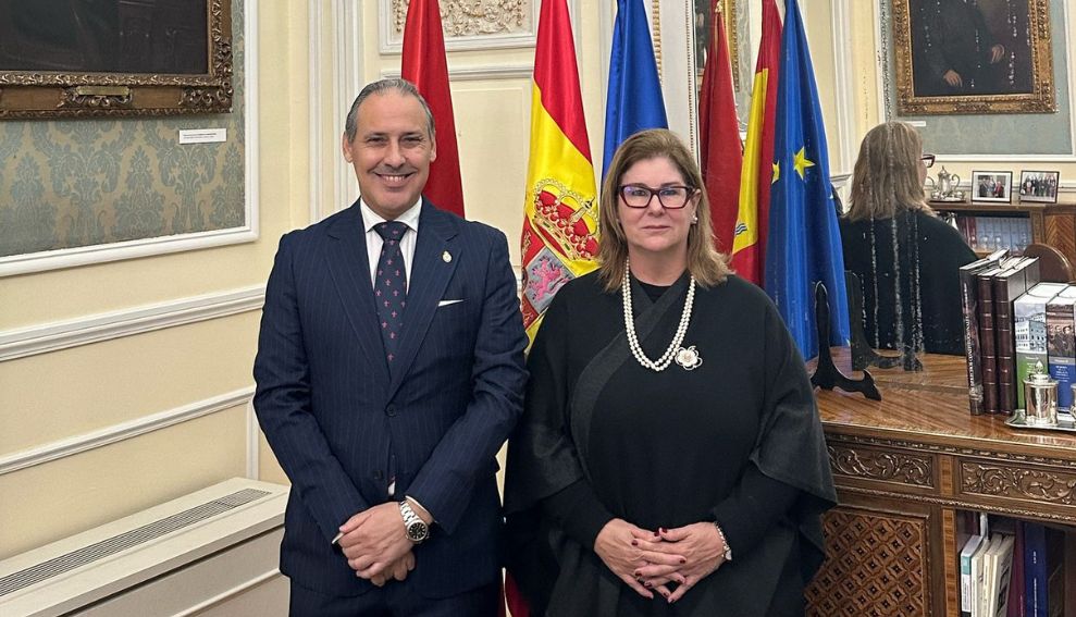 Eugenio Ribón recibe en el ICAM a la presidenta de la Corte Iberoamericana de Derechos Humanos (CIDH), Nancy Hernández