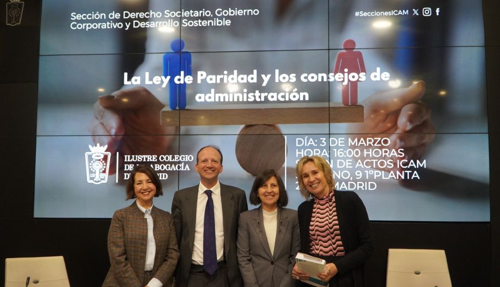 El ICAM analiza en una jornada la Ley de Paridad y su impacto en los consejos de administración