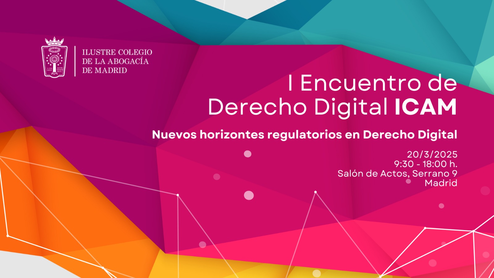 Especialistas en derecho digital analizarán los desafíos del sector en el I Encuentro de Derecho de las Tecnologías de la Información y la Comunicación (TIC) del ICAM