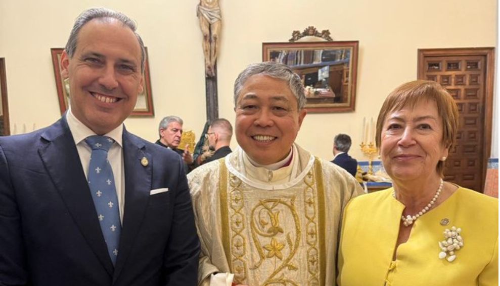 El Decano y la Tesorera del ICAM acompañan al Nuncio Apostólico Monseñor Bernardito Cleopas Auza en su despedida como representante de la Santa Sede en España y Andorra