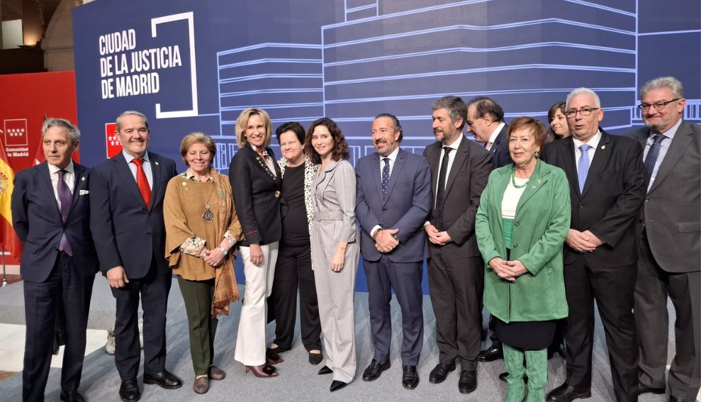 La Junta de Gobierno del ICAM participa en el acto de presentación de la futura Ciudad de la Justicia de Madrid