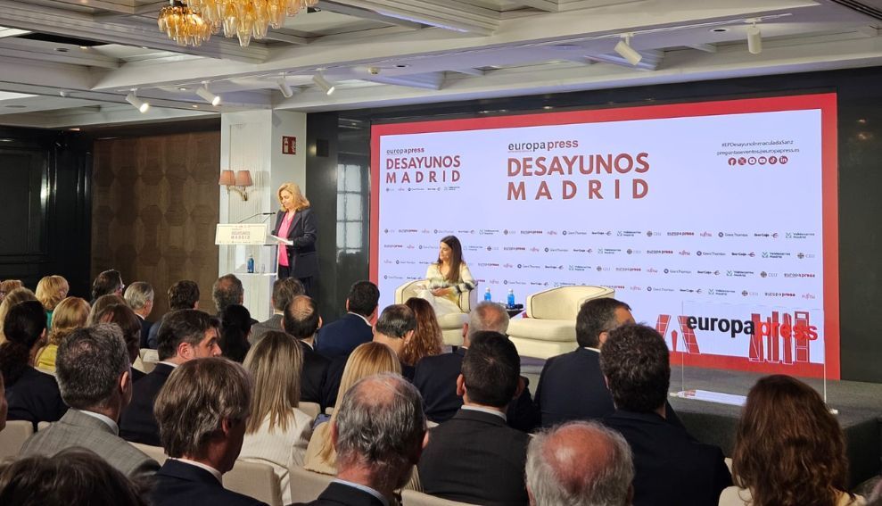 El Decano del ICAM, Eugenio Ribón, asiste al Desayunos de Europa Press protagonizado por la vicealcaldesa de Madrid, Inma Sanz