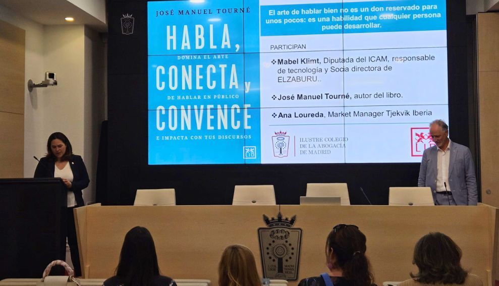 El ICAM acoge la presentación del libro «Habla, conecta y convence», de José Manuel Tourné, con una intervención destacada de la Diputada Mabel Klimt