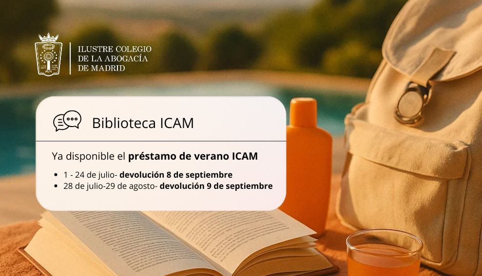 La Biblioteca del ICAM pone en marcha el Préstamo Especial de Verano