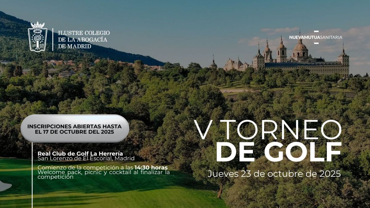 El ICAM celebrará el 23 de octubre su V Torneo de Golf en el Real Club de Golf La Herrería