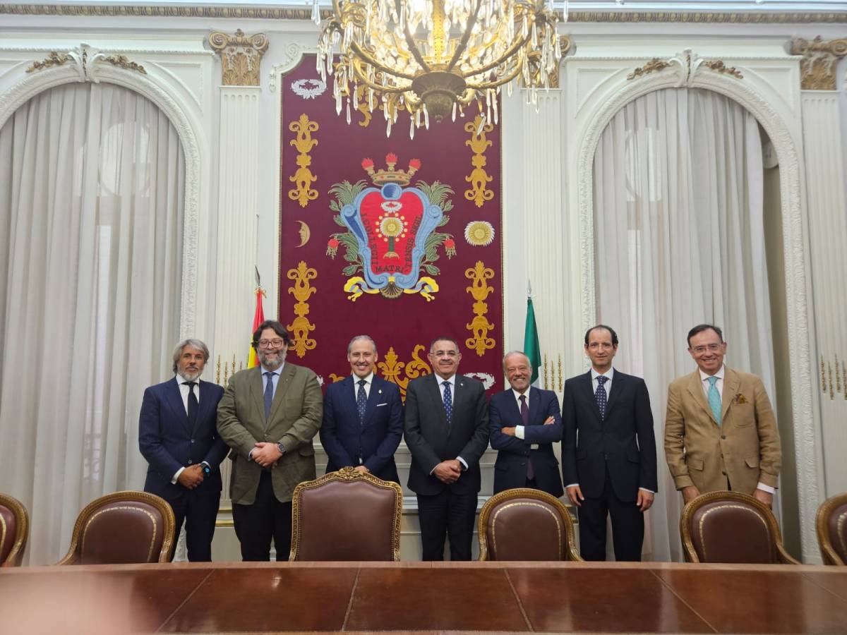 El Decano Eugenio Ribón recibe en el ICAM al nuevo presidente del Ilustre y Nacional Colegio de Abogados de México
