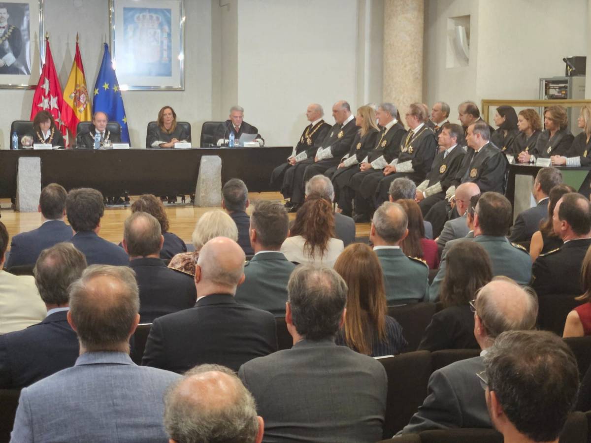 El Decano del ICAM, Eugenio Ribón, asiste a la ceremonia de Apertura del Año Judicial celebrada en el TSJM