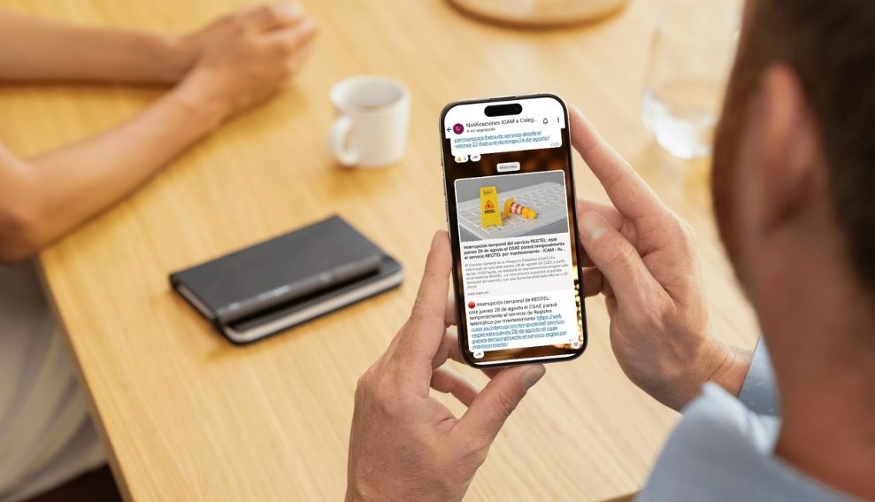 El canal de WhatsApp del ICAM: tu aliado en avisos urgentes