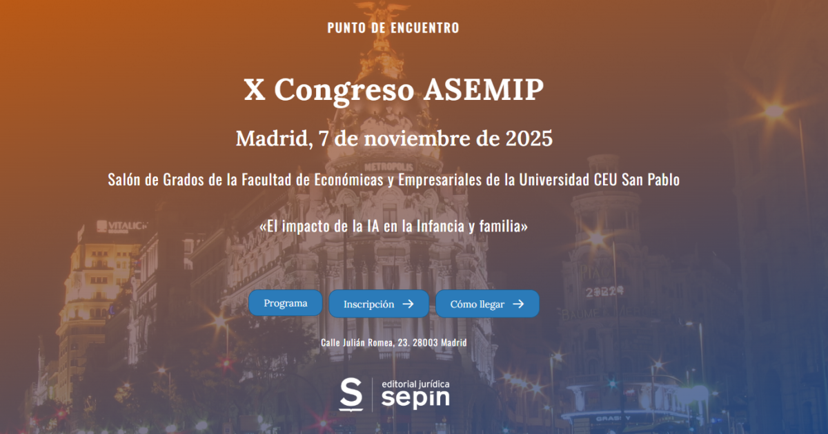 La Vicedecana del ICAM, Isabel Winkels, clausurará el X Congreso ASEMIP sobre el impacto de la Inteligencia Artificial en la Infancia y la Familia