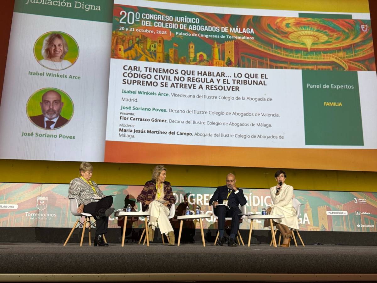 La Vicedecana y la Tesorera del ICAM intervienen en el 20º Congreso Jurídico de la Abogacía de Málaga