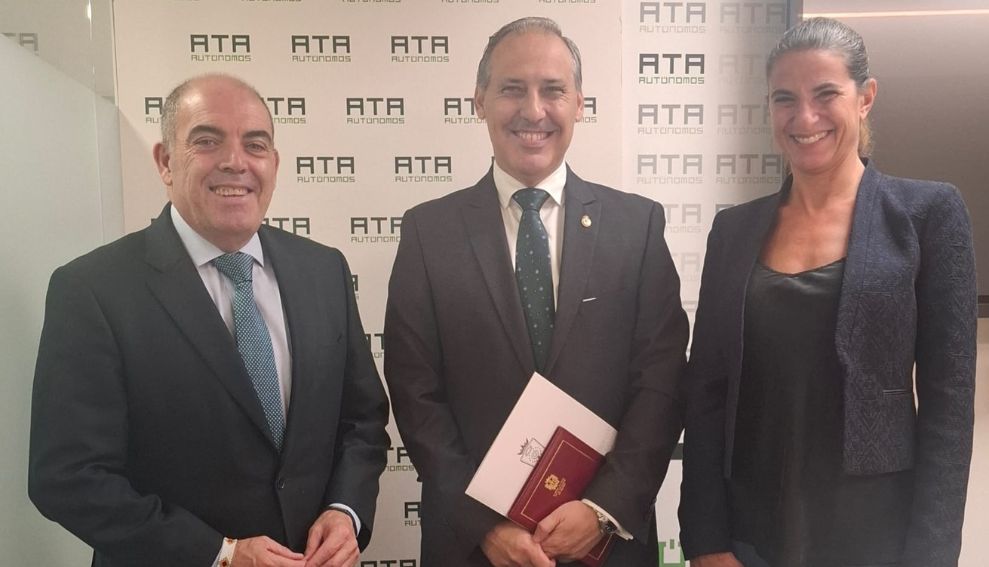 El ICAM inicia su ronda de reuniones de diálogo social manteniendo un encuentro con la Asociación de Trabajadores Autónomos (ATA)