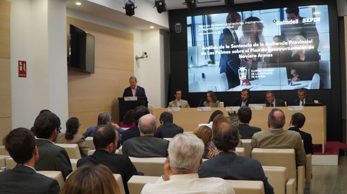 La Sección de Reestructuraciones del ICAM analiza la sentencia sobre el Plan de Reestructuración de Naviera Armas