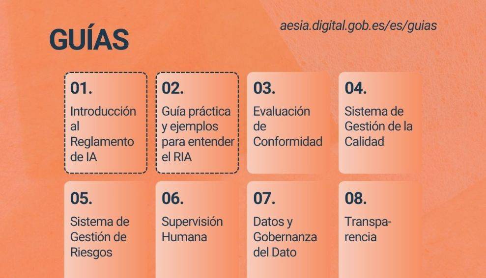 Publicadas las guías españolas de apoyo para el cumplimiento del Reglamento Europeo de Inteligencia Artificial