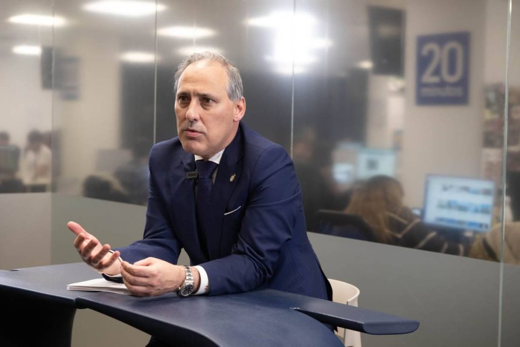 Eugenio Ribón en su entrevista para 20 Minutos