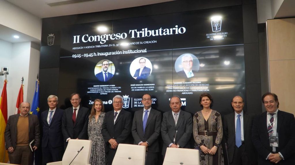 II CONGRESO DE DERECHO TRIBUTARIO | El ICAM llama a preservar la seguridad jurídica ante la expansión del poder fiscal