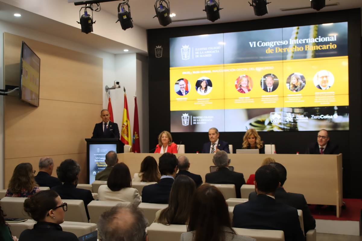 El ICAM reúne a reguladores, juristas y economistas para analizar el nuevo mapa financiero en su VI Congreso Internacional de Derecho Bancario