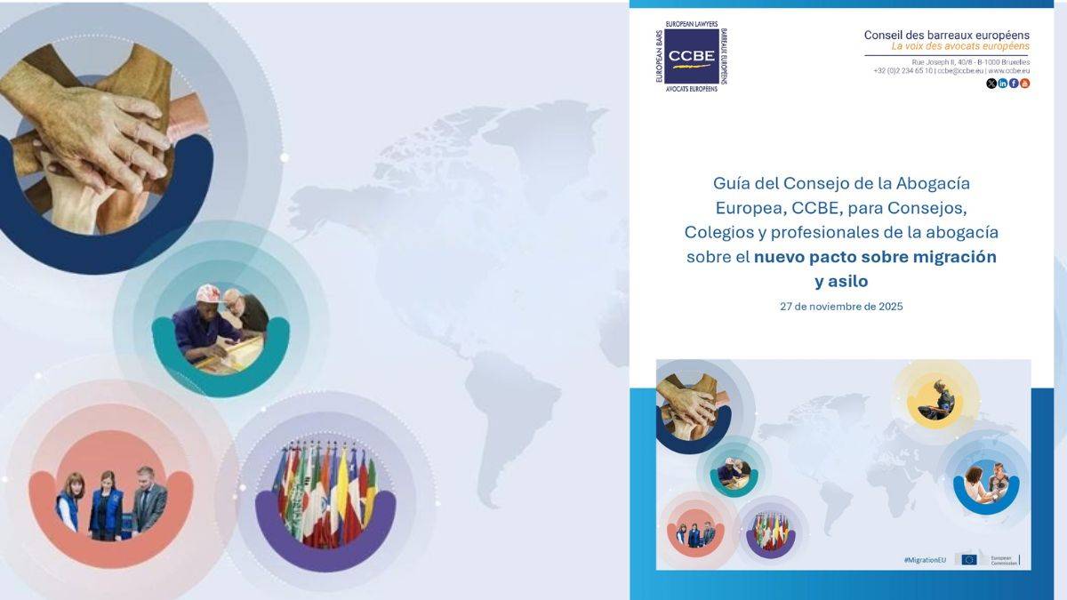 Disponible en español la Guía del CCBE sobre el Pacto Europeo de Migración y Asilo