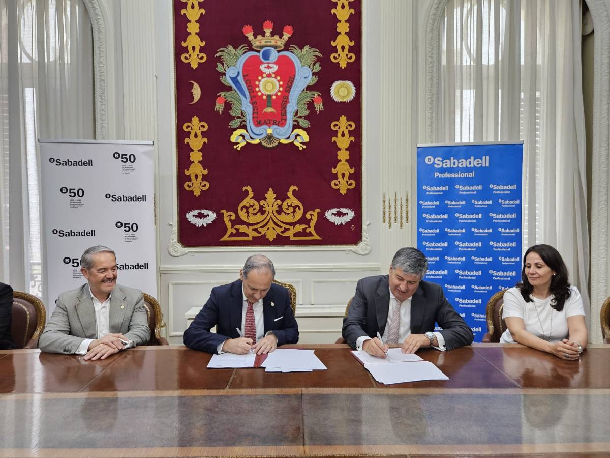 El ICAM y Banco Sabadell firman un convenio de colaboración para ofrecer nuevas ventajas a los colegiados/as