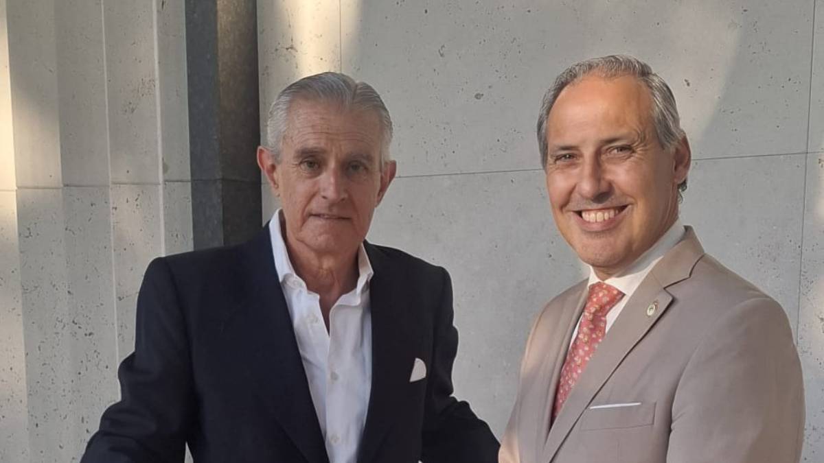 El Decano del ICAM, Eugenio Ribón, en el cóctel de verano de Europa Press
