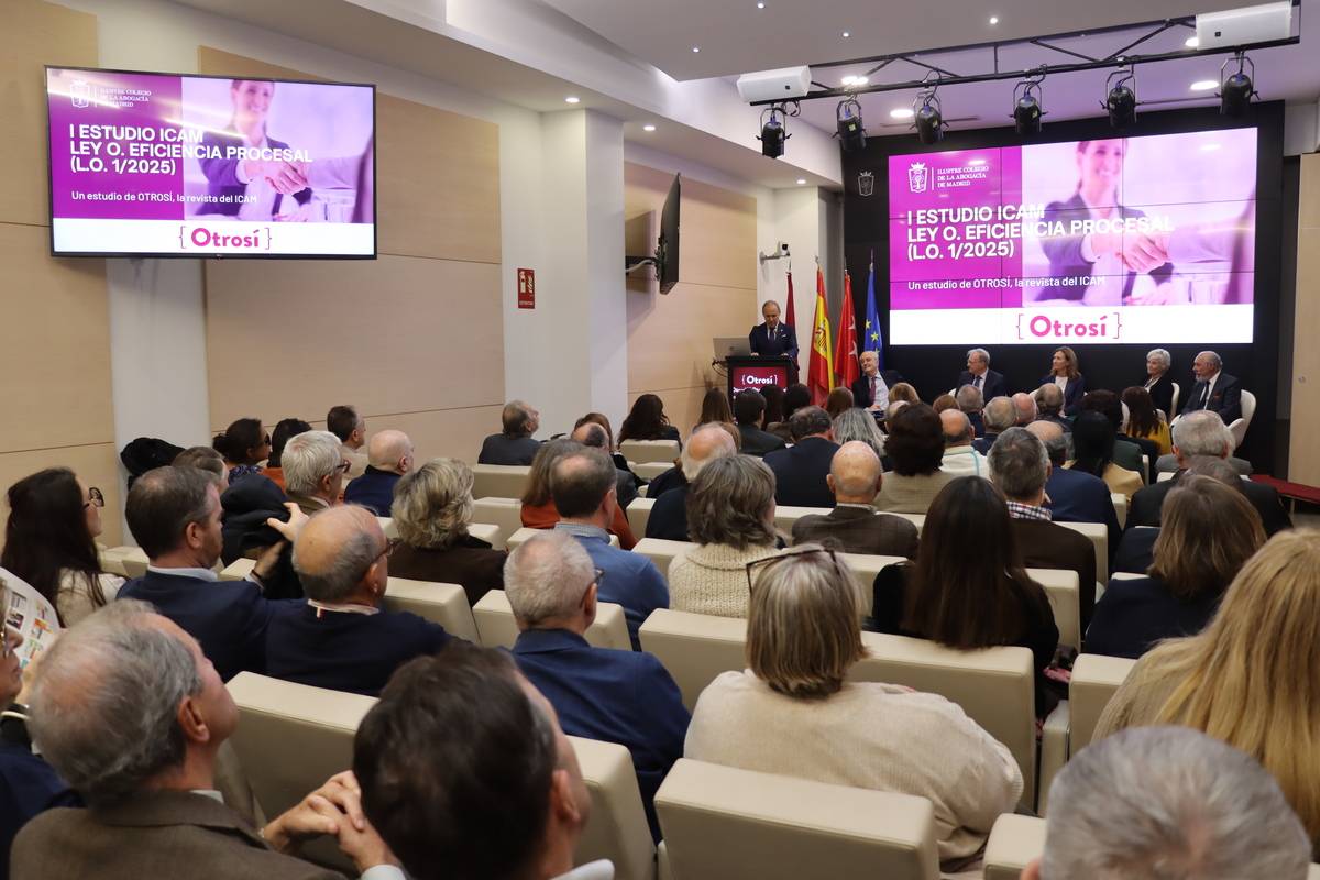El ICAM presenta el primer gran diagnóstico de la abogacía sobre la Justicia Digital