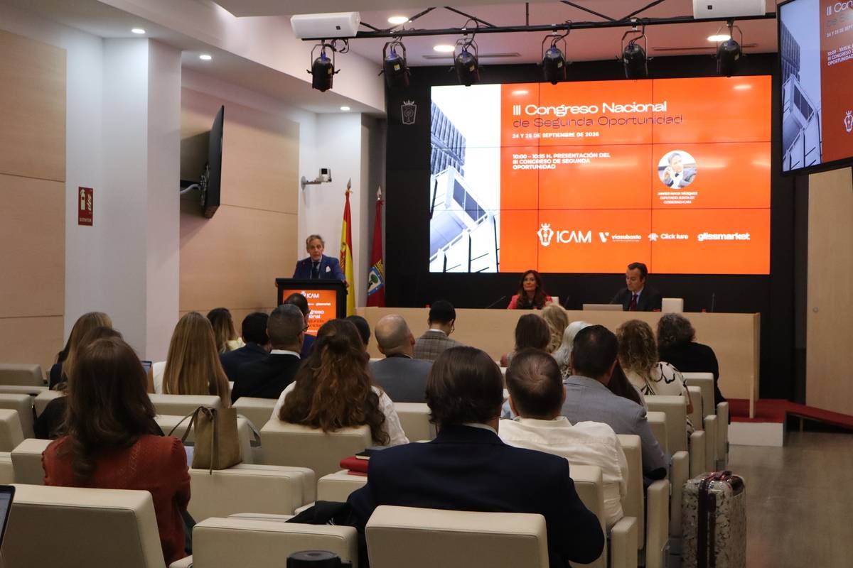 El ICAM reclama criterios judiciales uniformes en la apertura de su III Congreso Nacional de Segunda Oportunidad