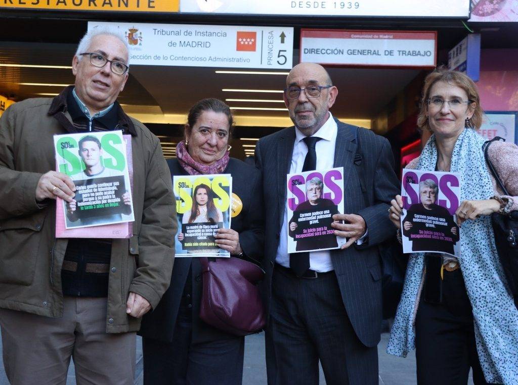 Juan Manuel Mayllo participa en una protesta de colegiados contra el colapso de los Juzgados de lo Social de Madrid Juan Manuel Mayllo participa en una protesta de colegiados contra el colapso de los Juzgados de lo Social de Madrid