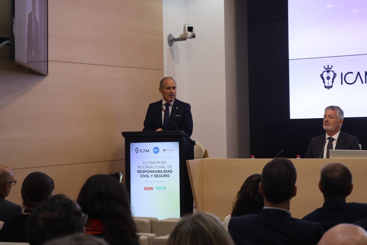 Eugenio Ribón reivindica la responsabilidad de la banca ante el fraude digital en la apertura del II Congreso Internacional de Responsabilidad Civil y Seguro del ICAM