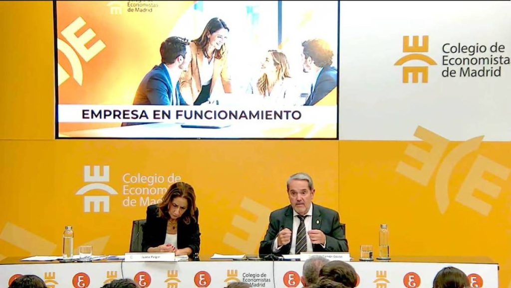 José Ramón Couso destaca el papel de la reestructuración para preservar la actividad y el valor de las empresas en crisis en una jornada del Colegio de Economistas de Madrid
