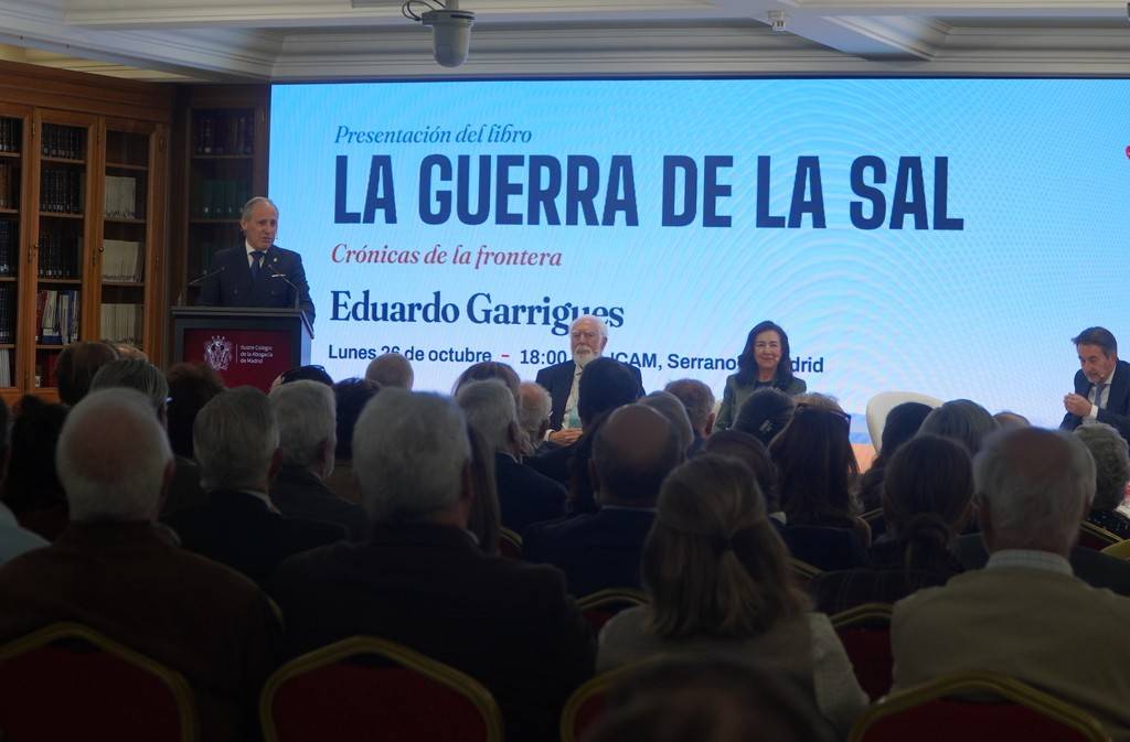 Presentación del libro «La Guerra de la Sal» | Eugenio Ribón: «El Derecho nunca existe aislado de la sociedad a la que pretende ordenar»
