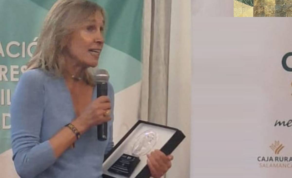 La vicedecana del ICAM, Isabel Winkels, reconocida en los I Premios Jurídicos Ciudad de Salamanca