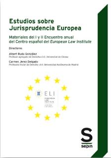 ESTUDIOS sobre Jurisprudencia Europea