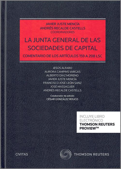 La JUNTA general de las sociedades de capital